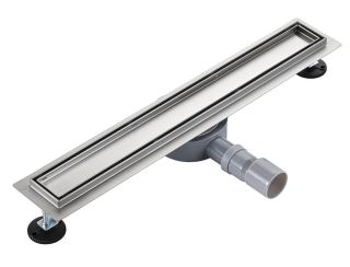 Душевой лоток РМС ТЛ-02-80х7 80см нержавеющая сталь